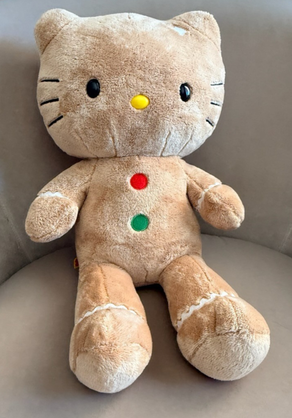 2012 Build A Bear Hello Kitty Gingerbread Plush 18” Sanrio Christmas No Bow